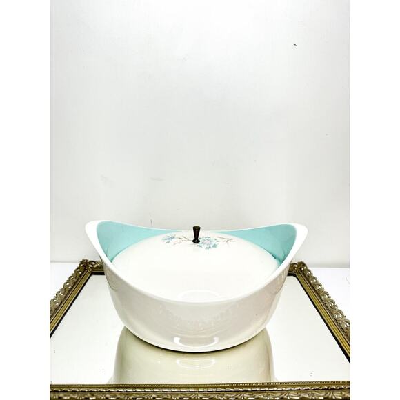Vintage Taylor Smith & Taylor Boutonniere Lidded Serving Dish - Picture 1 of 10